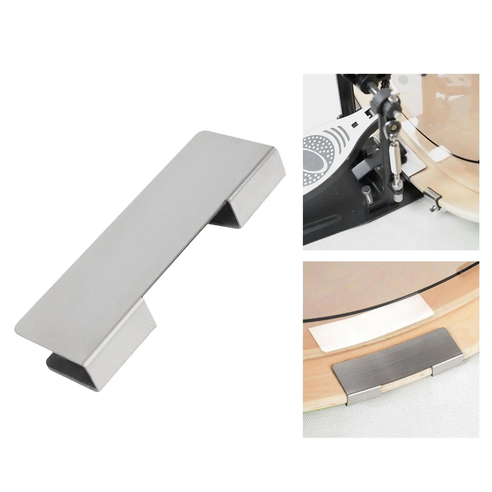 Bass Drum Hoops Protector Reserveonderdelen Roestvrijstalen vervangende onderdelen Drumstel