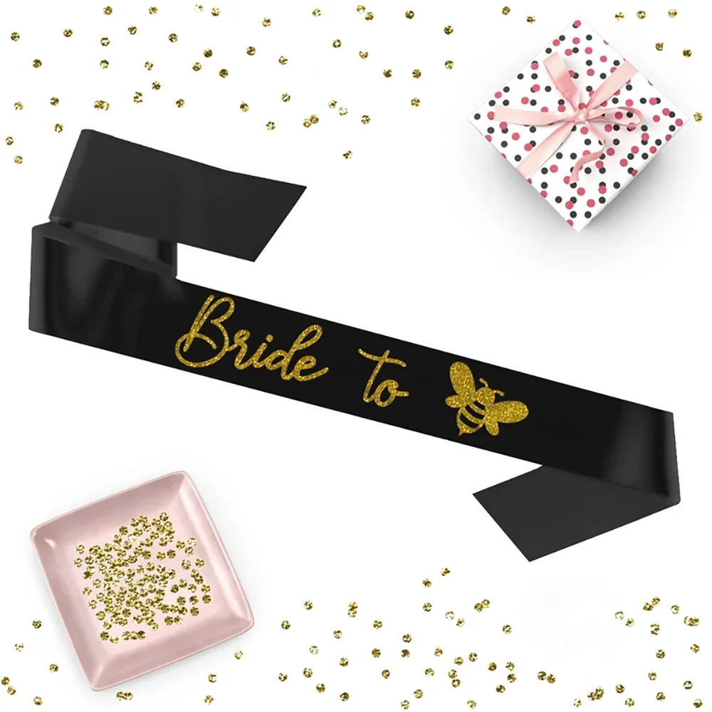 العروس إلى النحل وشاح النصي حفلة توديع العزوبية هدية الدعامة الزفاف المشاركة الزفاف دش الديكور العروس لتكون المستقبل السيدة هدية #5
