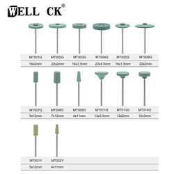 WELLCK Dental Polisher Ceramic Diamond Grinding Head Stone Zirconia Ceramics Emax Crowns Grinder frese per lucidatura rapida