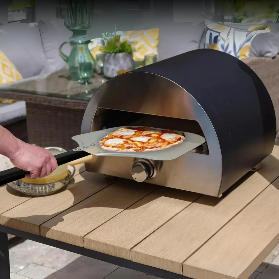 12 Inch Pizza Peel  Turning Paddle Short Handle Shovel Kitchen Utensils Aluminum  e Shape Pizza Turner Nonstick Baking Tools