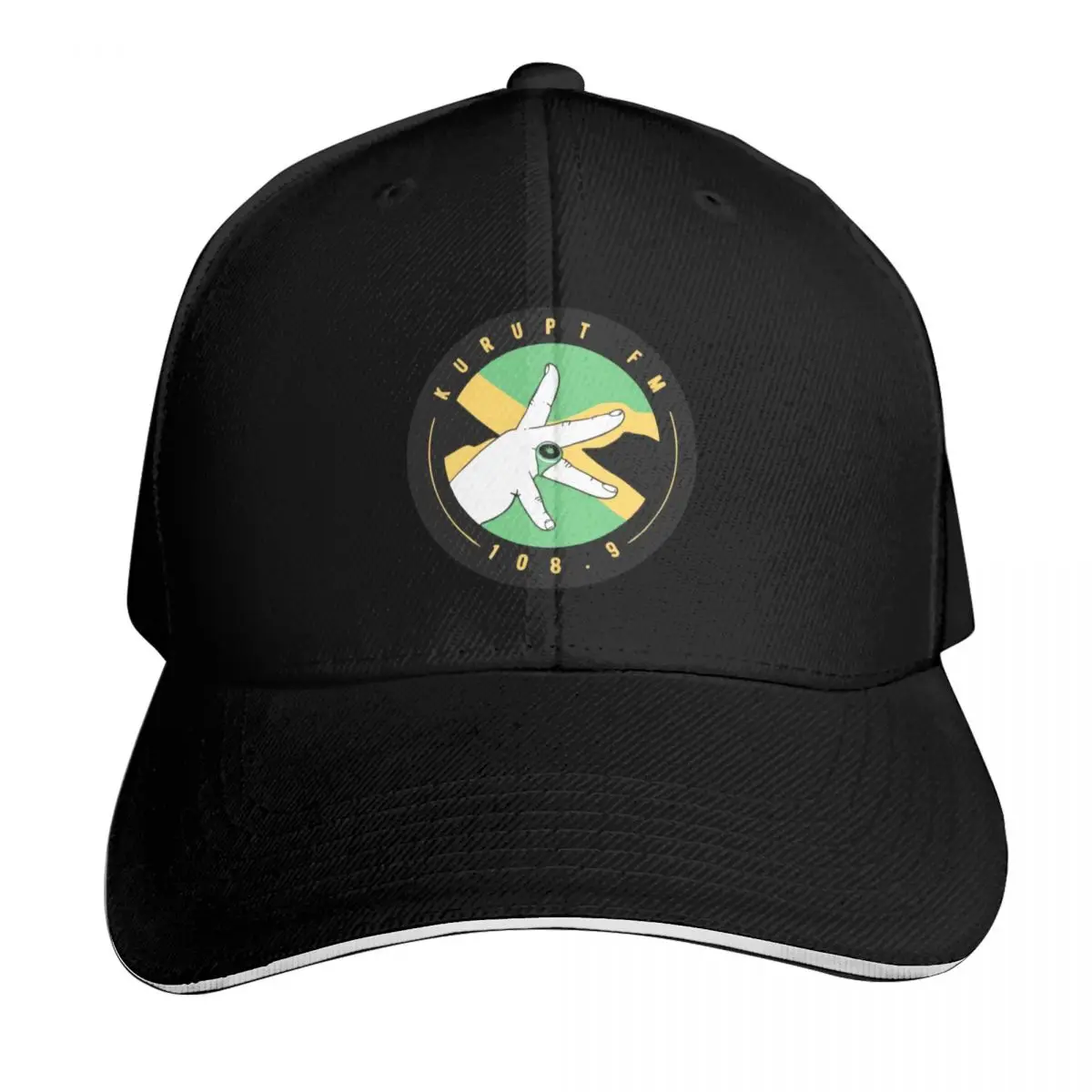 Kurupt FM - DJ Decoy Jamaica Edition Baseball Cap Curved Brim Classic Fit Low Profile Unstructured Unisex for Men Women