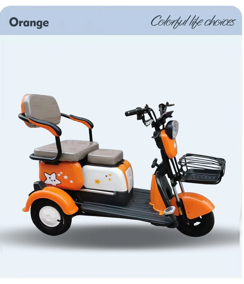 دراجة ثلاثية العجلات كهربائية للتسليم السريع مع دراجة ثلاثية العجلات البضائع بمقصورة مفتوحة رائجة البيع 48 فولت 3 عجلات دراجة نارية كهربائية رائعة 1000 وات 60 فولت 800 وات