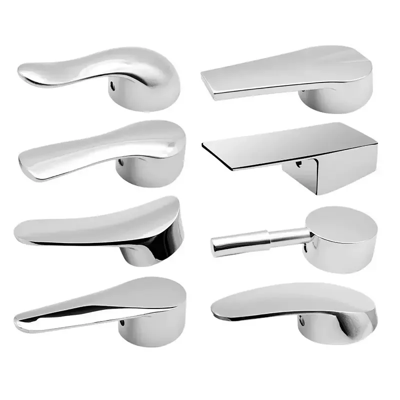 Bathroom Kitchen faucet accessories shower tank switch cold and hot water valve single handle Replacement Faucet Metal Handle