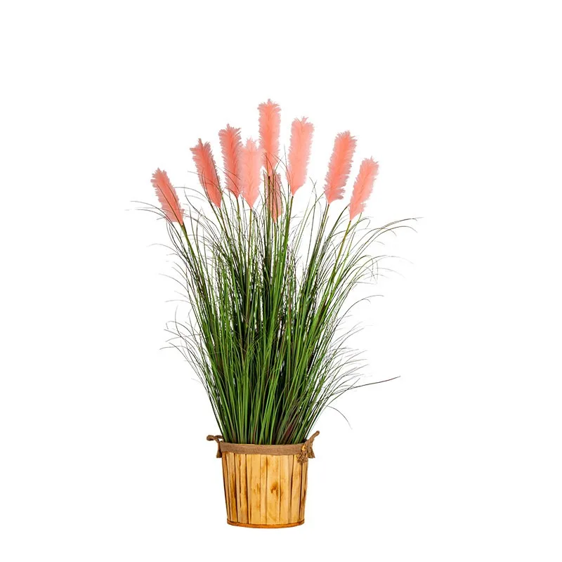 

High-end Light Luxury Simulation Indoor Flower Tree Reed Grass Fake Tree Potted Plant Bionic Ornament
