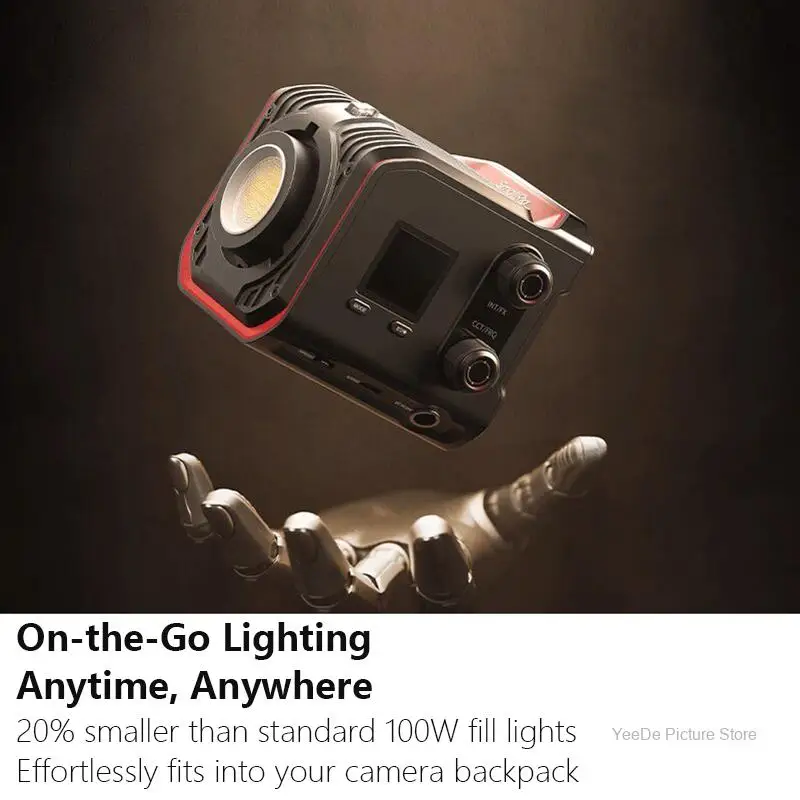 SmallRig RC 100B COB LED Video Light 2700K-6500K Professional Photography Light for Outdoor Video Shooting 4894 4893