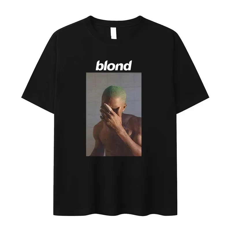 

Rapper Frank Graphic T Shirt Women Hip Hop Blond Album Oversized Cotton T-Shirts Y2k Unisex Retro Ocean Fashion Clothing T-shirt