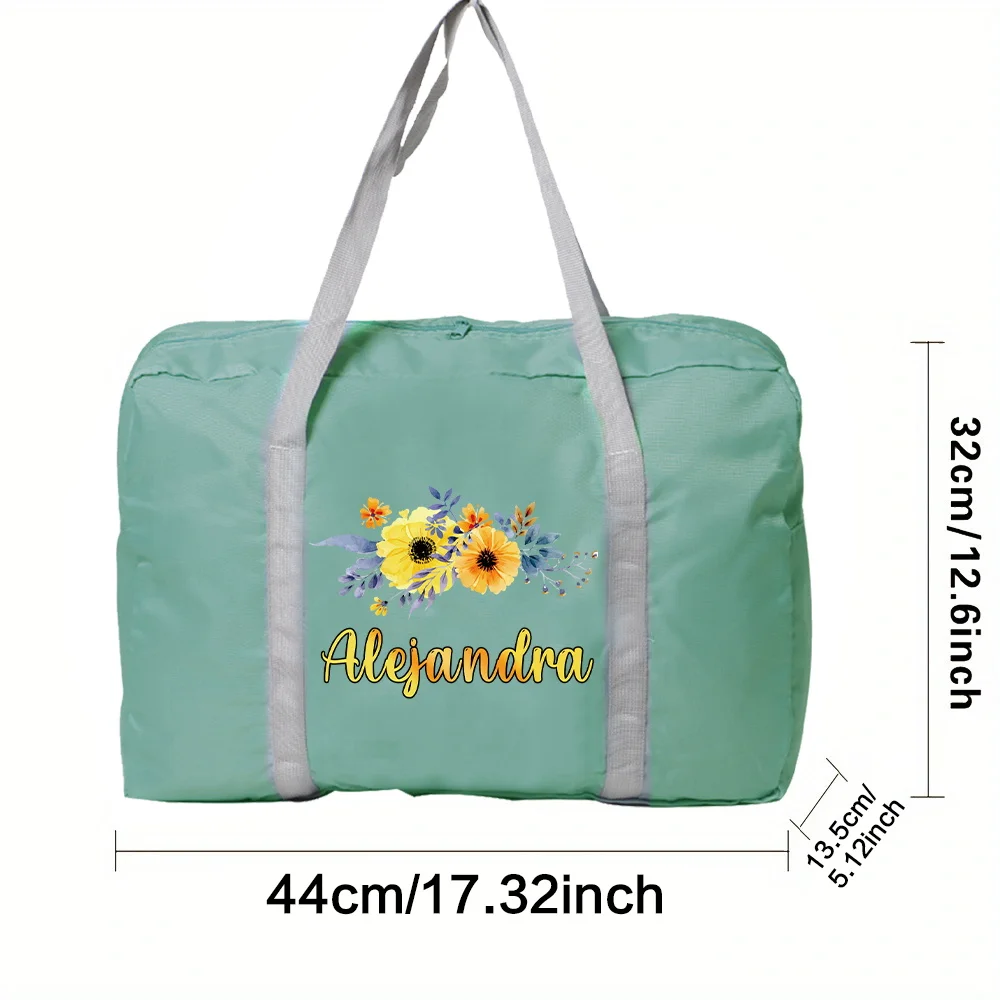Personalized Customized Portable Large-capacity Travel Portable Folding Portable Travel Bag Is Waterproof and Durable.