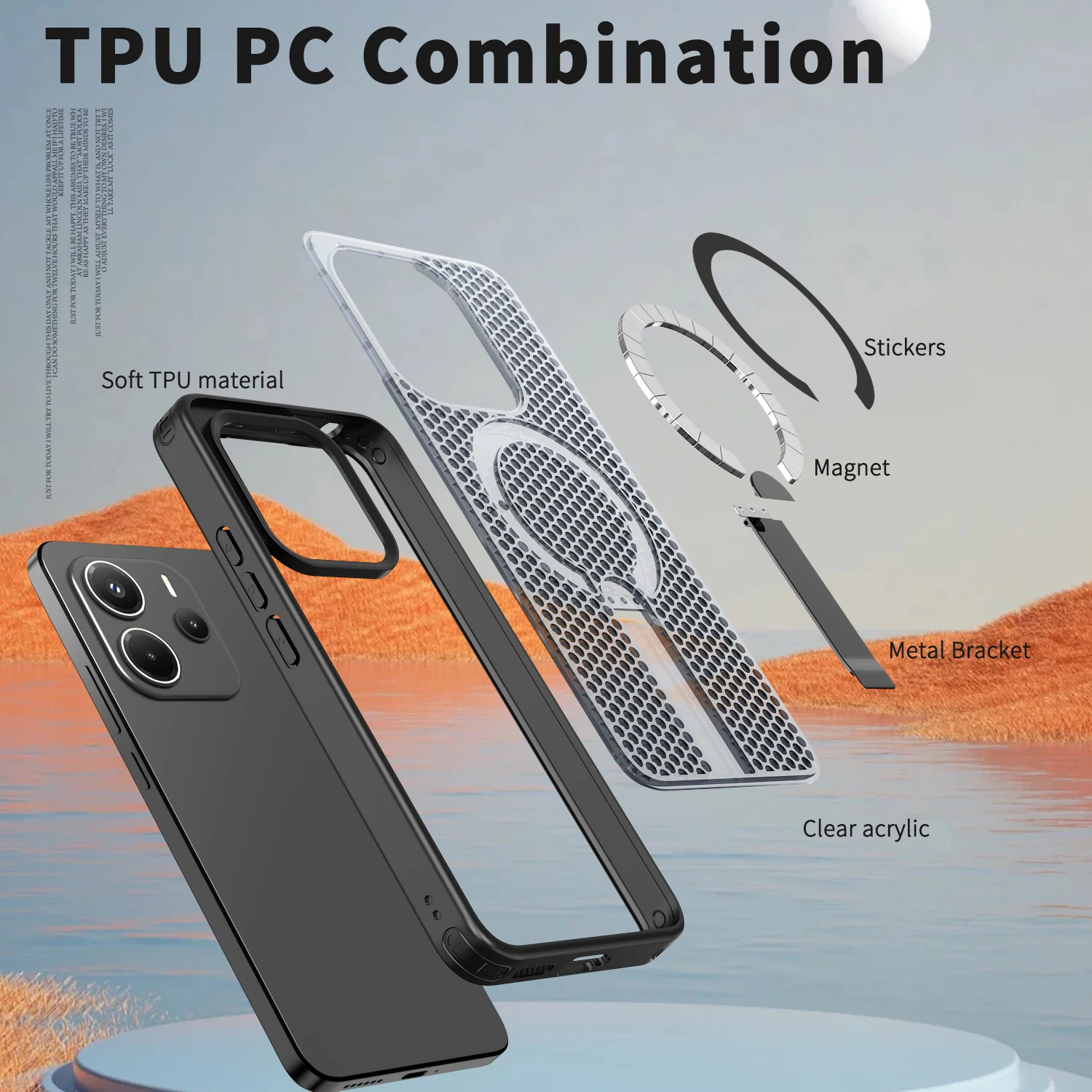 Anti-fall Cooling Hole Design  - Phone Cases Eu review and price