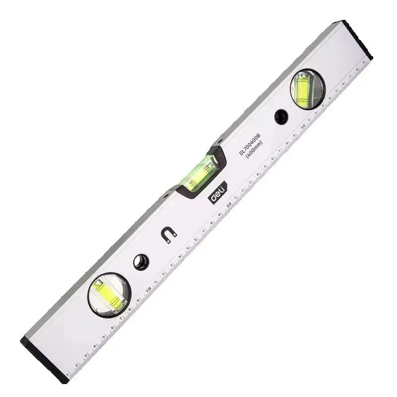 Magnetische Torpedo-Wasserwaage mit 3 Libellen, stoßfeste Aluminium-Wasserwaage, gut sichtbare, langlebige Messwaage
