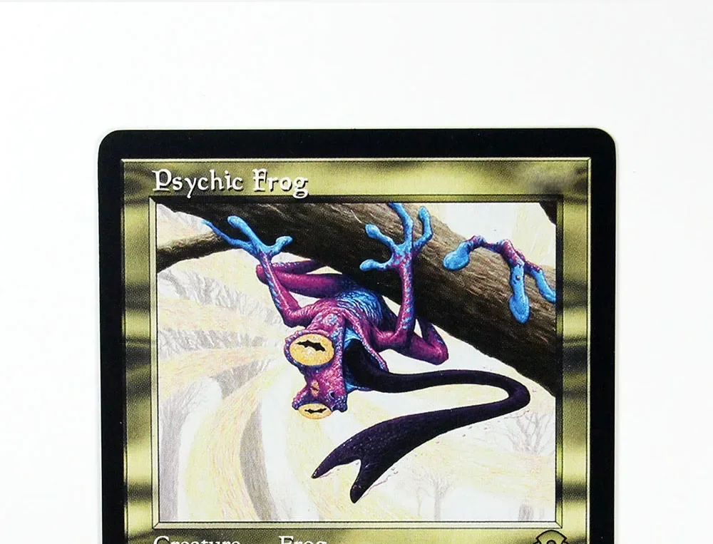 

Psychic Frog (MH3) Foil/Holo TCG Magical Proxy Black Top Quality Proxy Playing Cards Gathering Board Game Trading Cards