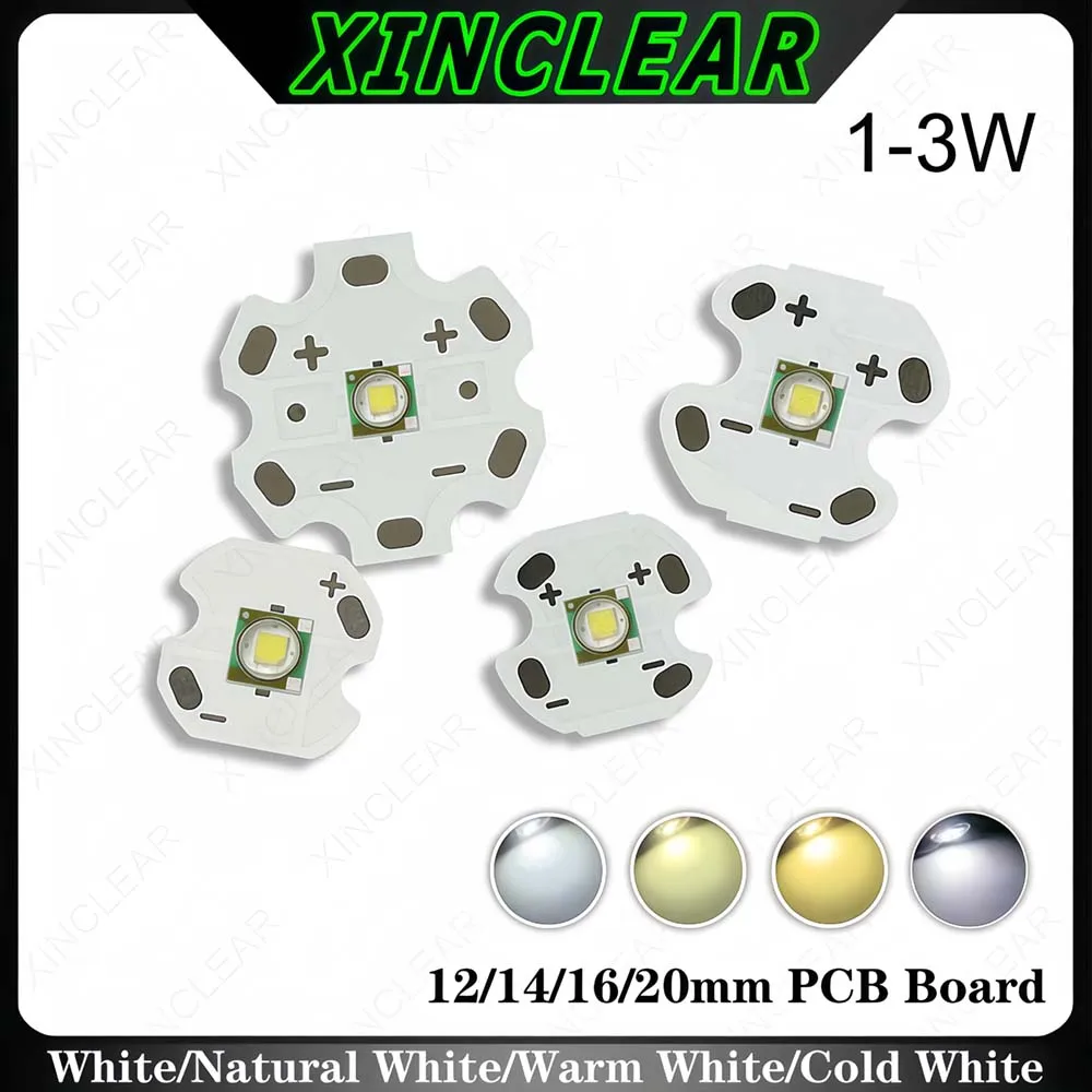 Chip LED SMD3535 1W 3W chłodny i ciepły naturalny biały z 12mm 14mm 16mm 20mm PCB koralik świetlny tablica nadaje się do latarki światło rowerowe