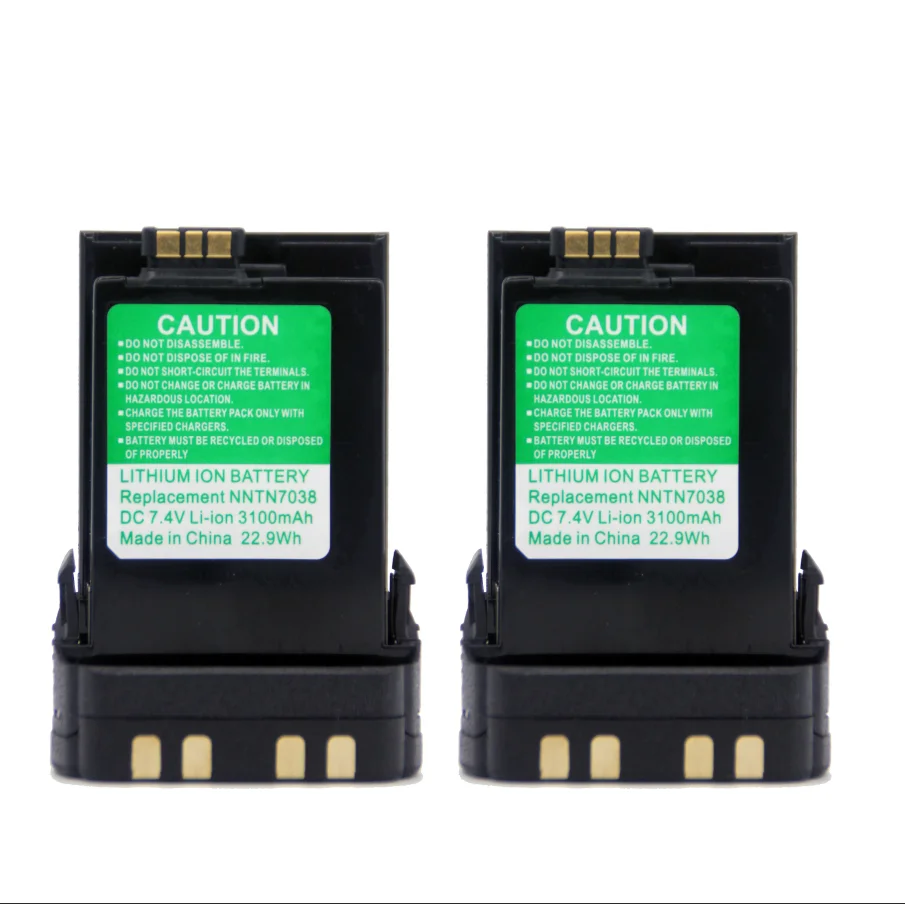 

NNTN7038 Литий-ионный аккумулятор для радио APX6000 APX7000 APX8000 SRX2200 3100 мАч