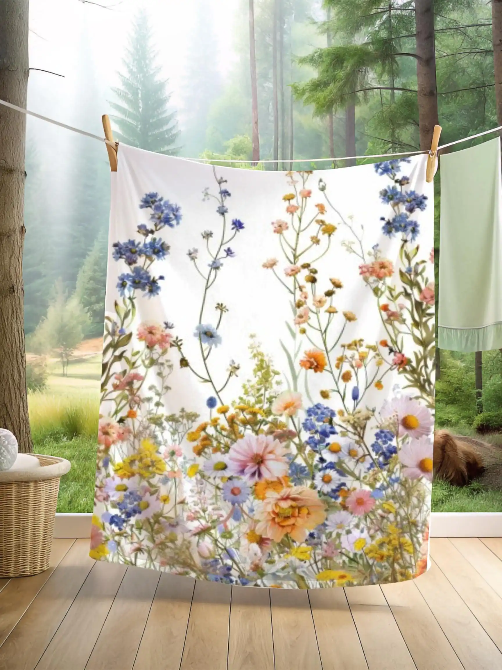 Blanket Throw Vintage Insect Butterfly Specimen Soft Cozy Sofa Bed Blankets Cottagecore Aesthetic Room Decor Gift Blanket