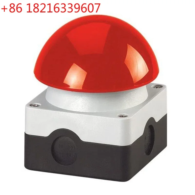 YAO Foot Palm Switch FAK-R/KC11/I Mushroom Push Button Switch Emergency Stop Pedal  Manual Foot  1NO+1NC