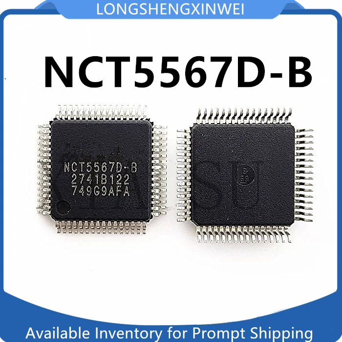 1PCS New Original NCT5567D-B NCT55670-B QFP64 IC Chip in Stock