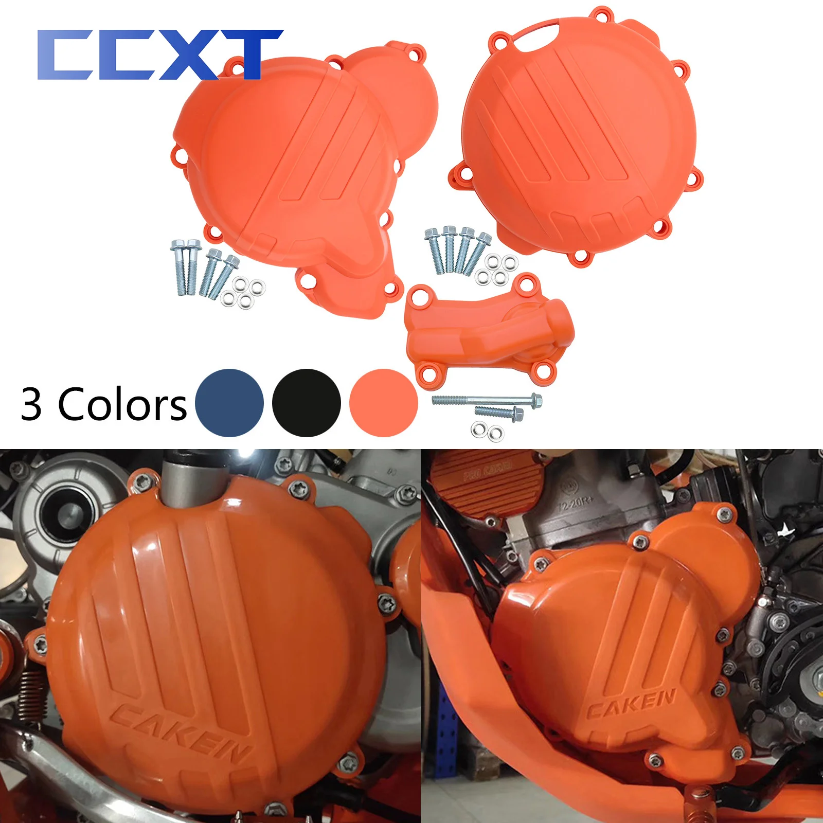 Husqvarna tc tx 250 300 2017用のプラスチック製イグニッションガードキット,およびハウジングプロテクター,ktm sx xc exc xcw tpi 2018 2019