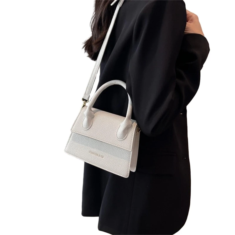 Stylish PU Flap Bag Handbag for Women Girls PU Crossbody or Shoulder Bag