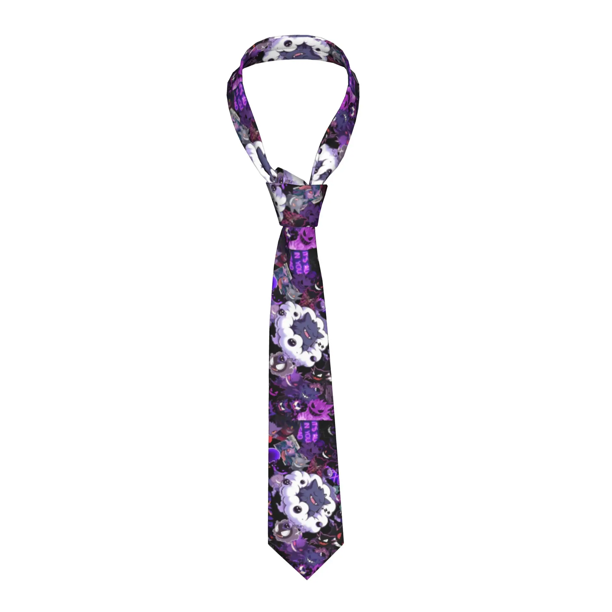 gravata-formal-personalizada-para-homens-com-tema-pokemon-gengar-estilo-desenho-animado-anime-adoravel-para-negocios