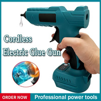 Fit Makita Cordless Electric Handheld Hot Glue Gun Repair DIY Tool Hot Melt Welding Hot Air Gun Anti-scald Nozzle for 20VBattery