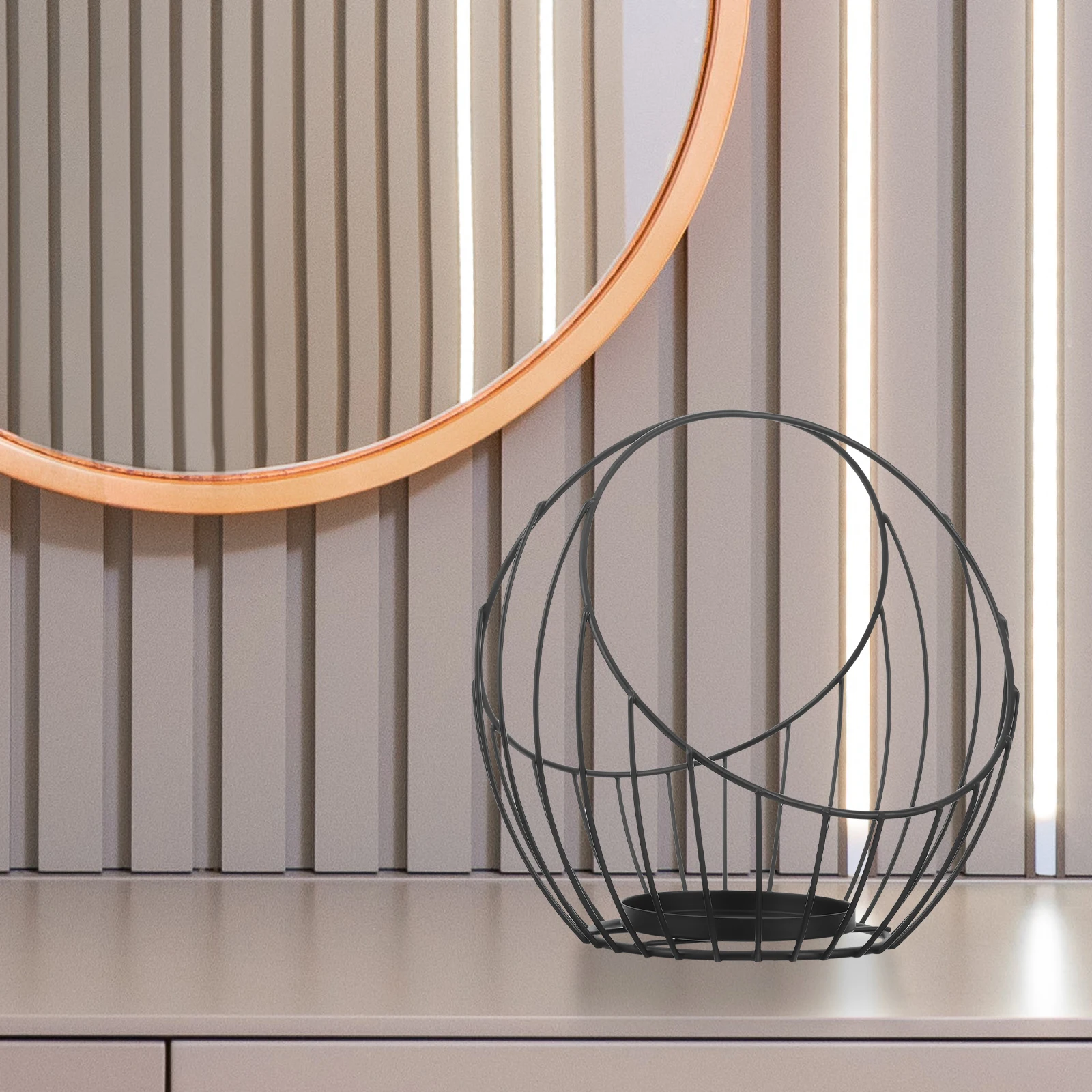 Book Stand Storage Basket Newspaper Rack Bookshelf Hanging Magazine Holder Black