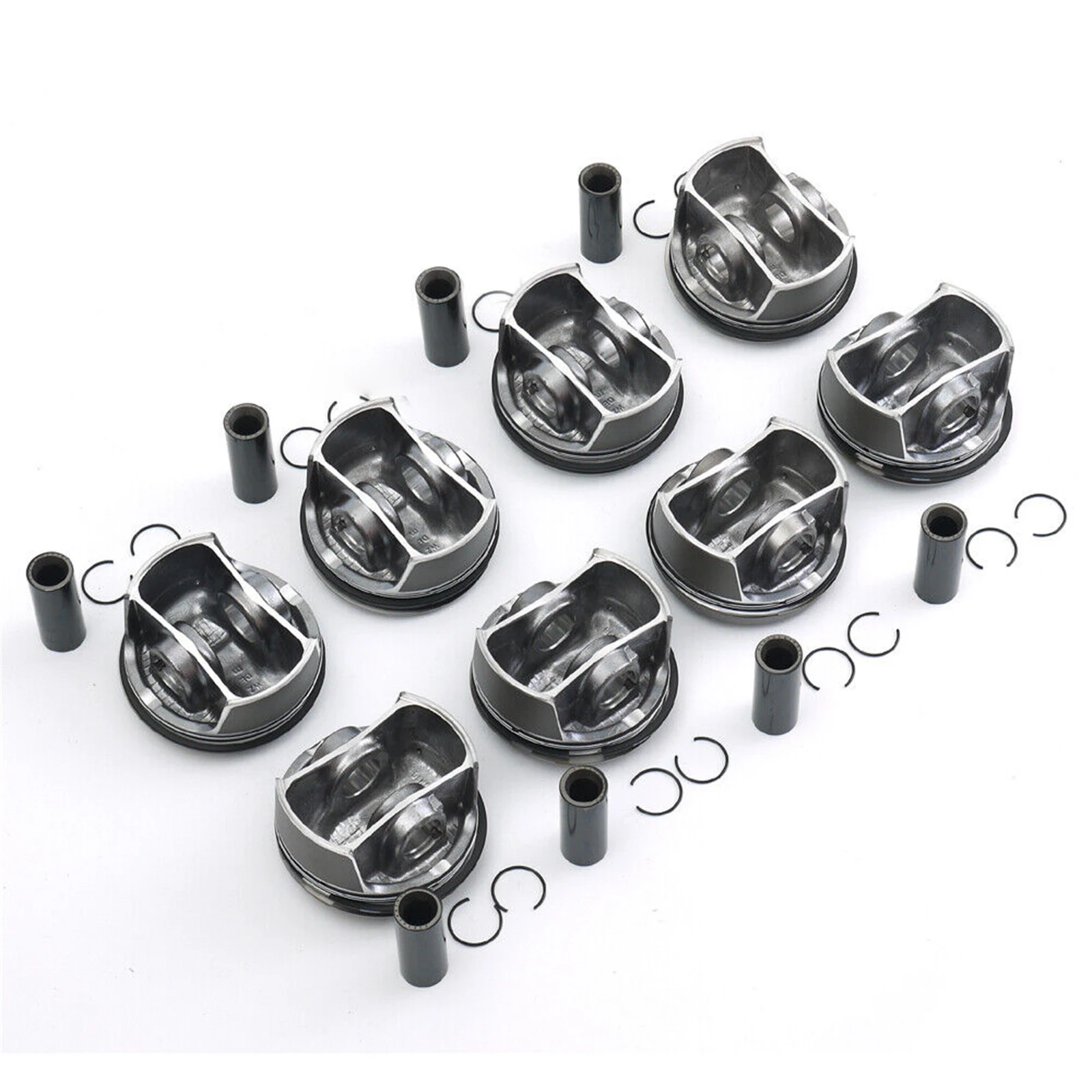 DPGKITS 8Pcs Pistons & Rings 23mm STD For Porsche Panamera Cayenne 9PA 92A 970 955 M48 4.8T 94810304667 Car Accessories