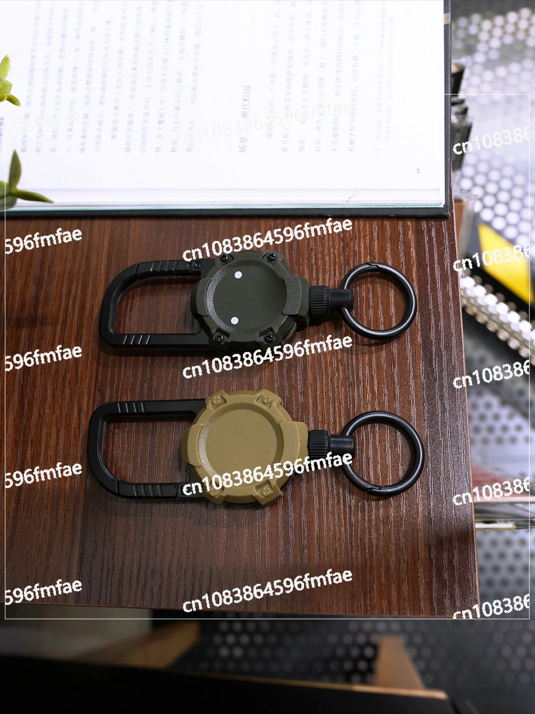 Telescopic Keychain Anti Theft Mountaineering Quick Lock EDC Steel Wire Rope Magnetic Outdoor Hanging Rope Backpack