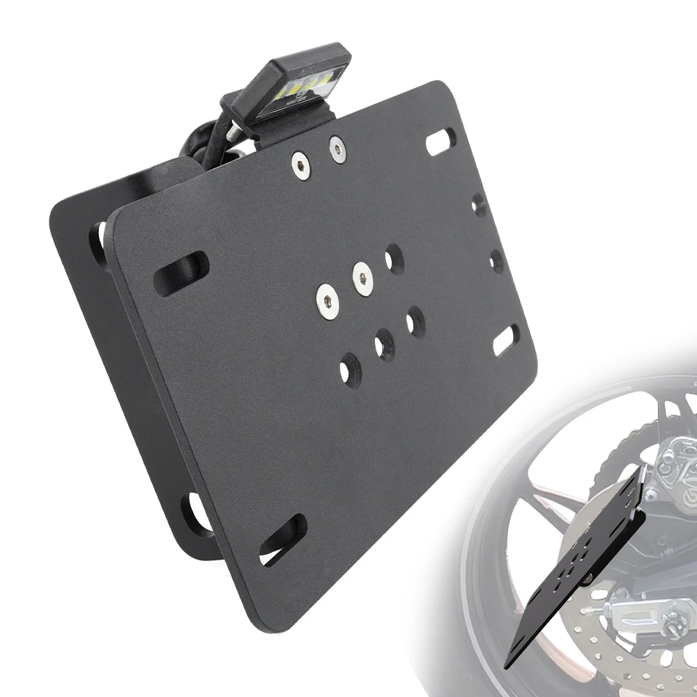 

For Cfmoto 700 CLX Sport / Heritage 2022 2023 2024 2025 Motorcycle Side Mount License Plate Holder Bracket Fender Eliminator Kit