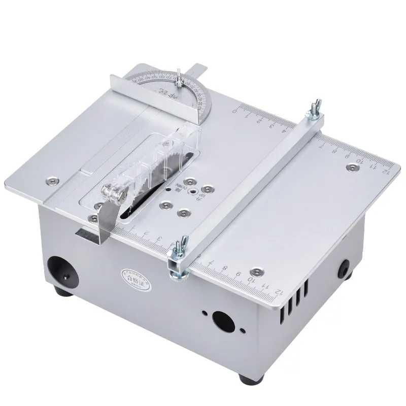 S8 Precision Desktop Micro Table Saw - 3 Inch Acrylic Mini Cutter & Aluminum Electric Saw