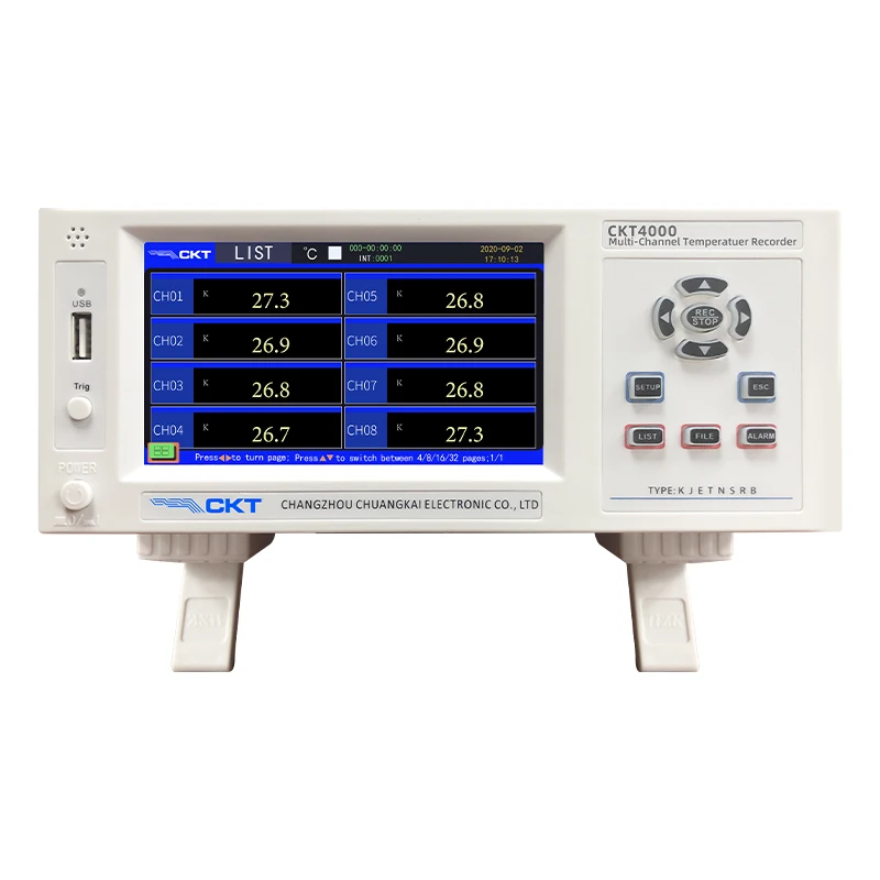 Chuangkai CKT4000-8 Multi-channel Temperature Data Logger Recorder CKT4000-16/CKT4000-24/CKT4000-32/CKT4000-40/CKT4000-48