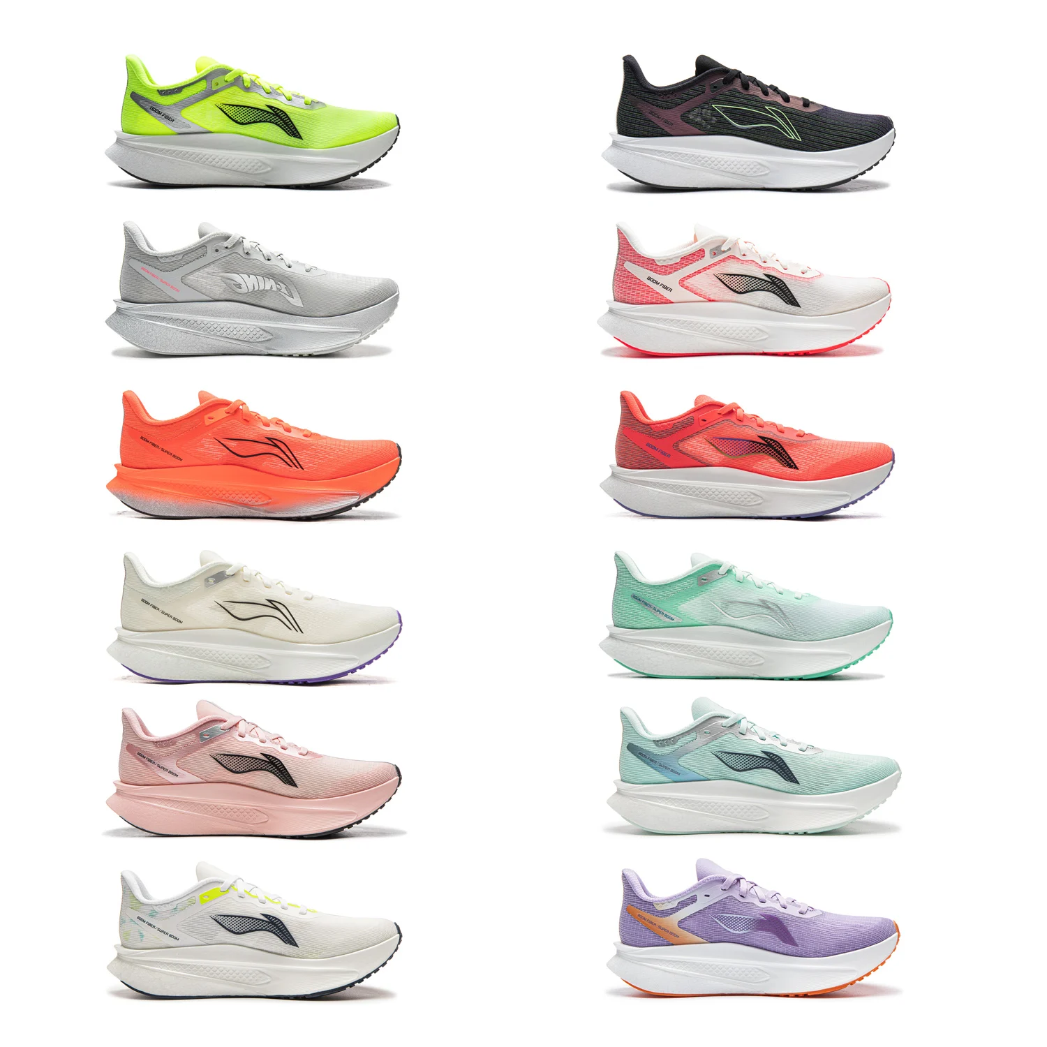 Li-Ning Women's FEIDIAN 6 CHALLENGER Racing Running Shoes SUPER BOOM CARBON-FIBER PLATE LiNing Competition Sneakers ARMW004 image 2