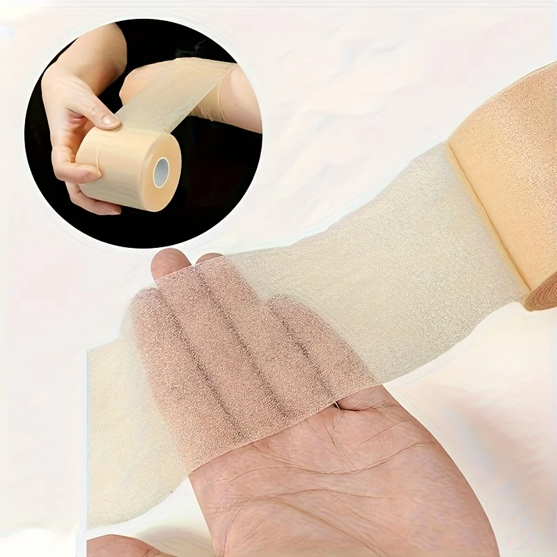 3 Rolls of Sports Protection Tape To Prevent Injury, Support and Buffer Tape, Breathable and Easy To Tear Without Residue