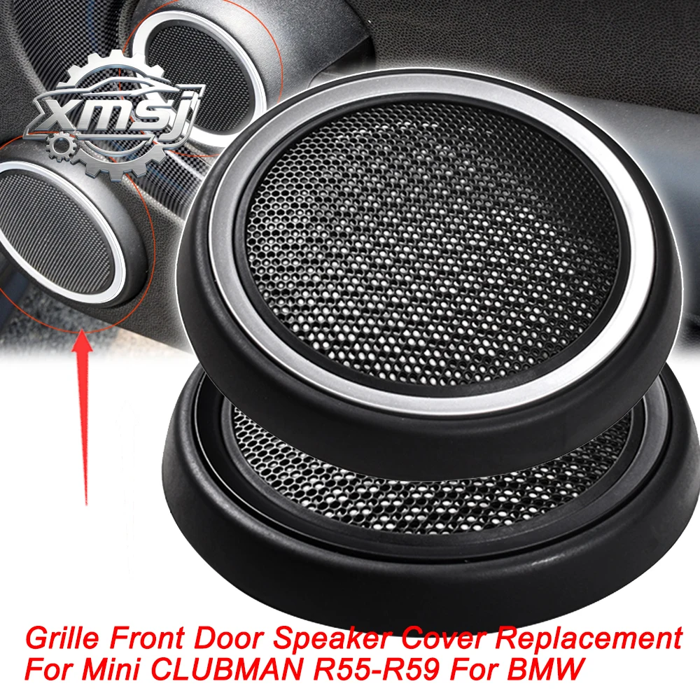 

Reemplazo rejilla cubierta altavoz puerta lantera ABS para Mini R55-R59 514127533 51412756567 para MINI CLUBMAN R5