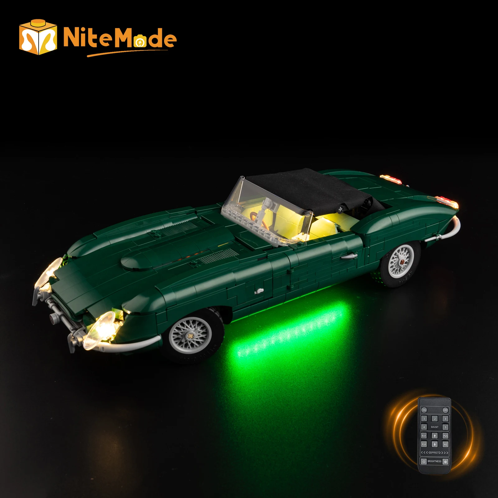 Easylite Led Light Set Suitable for Lego Jaguar E-Type 11381 (No Model)