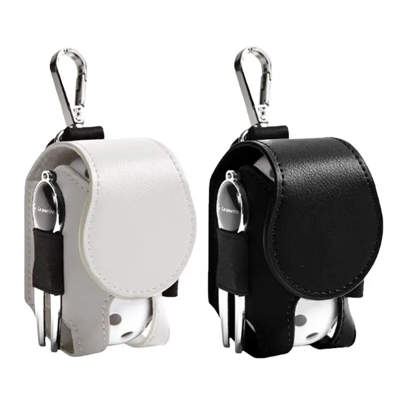 

Golf Ball Holder PU Leather Golf Ball Case Golf Tee Holder Pouch Portable Golf Tee Storage Pouch Golf Ball Storage Bag Golf Cart