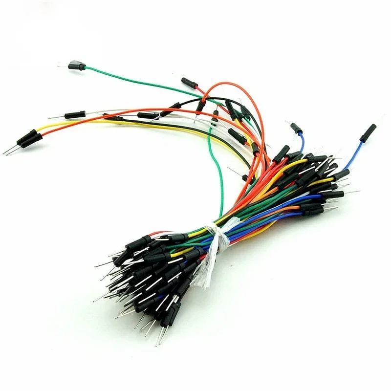 1pcs 65 and 30pcs/lot Jump Wire Cable Male To Male Flexible Jumper Wires for Arduino Breadboard DIY Starter Kit