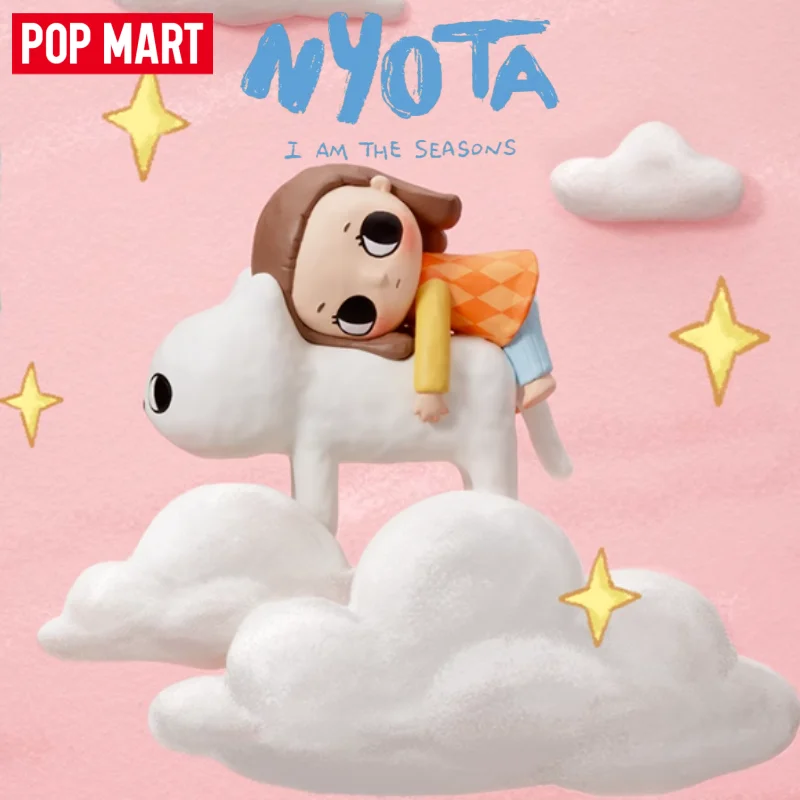 

POP MART Nyotas FLUFFY LIFE Series Blind Box Mystery Boxes Toy Doll Cute Creative Ornament Desktop Decoration Toy Surprise Gift