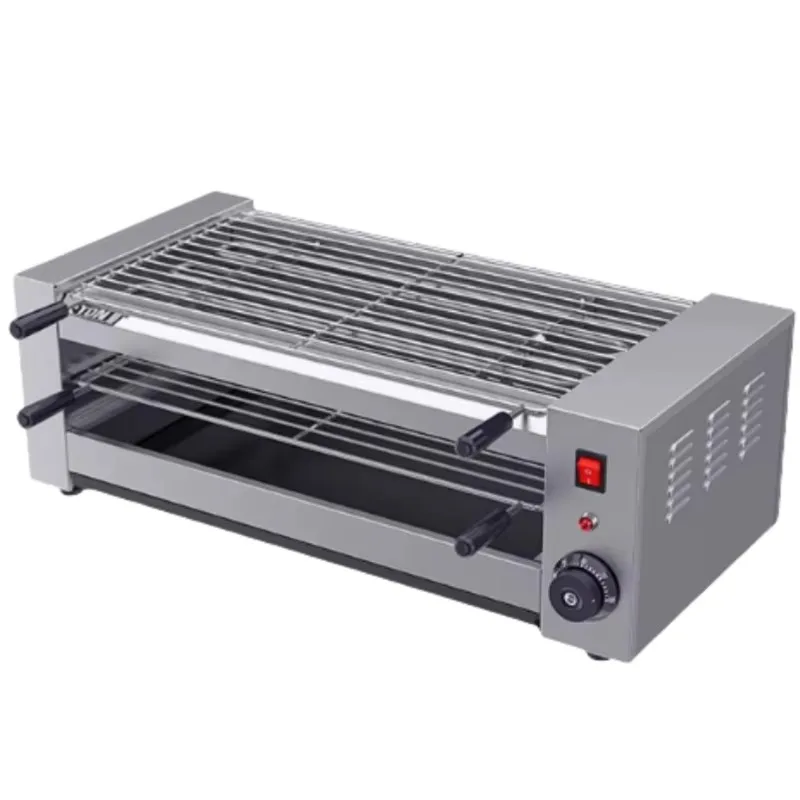 

Портативный электрический гриль из нержавеющей стали для коммерческого использования, кемпинга, дома, для использования в помещении и на улице, по низкой цене.