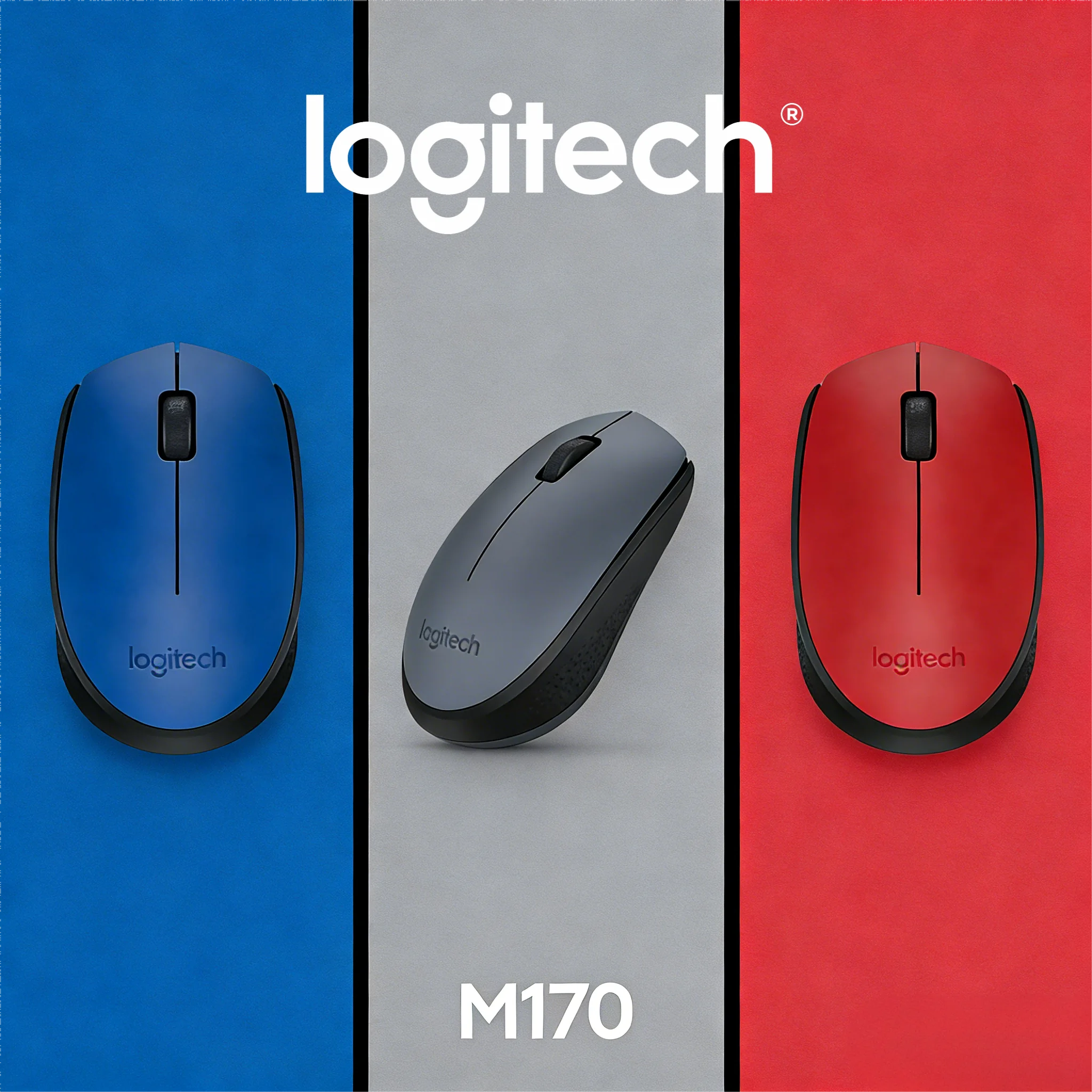 

Беспроводная портативная мышь Logitech M170 корпоративного класса для офиса (аналог M185, M220, M221, M280)