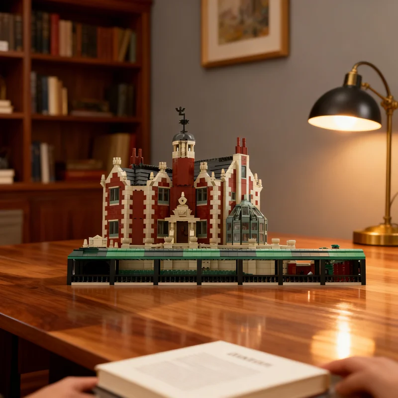 

3565pcs MOC The Haunted Mansion Disneieny Model Building Blocks DIY Gift Creative Collectible Display Decor Premium Adult Kids