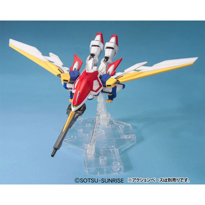 Original genuíno bandai anime mg 1/100 asa gundam XXXG-01W tv montagem modelo brinquedos figura de ação presentes ornamentos colecionáveis criança