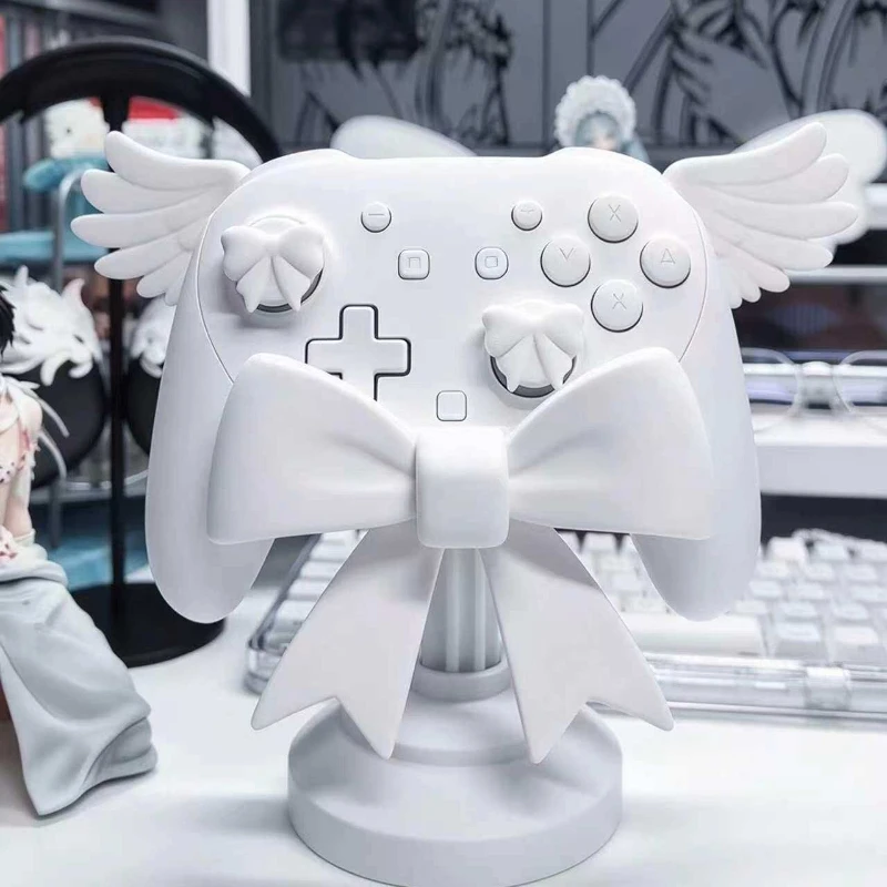Angel Gaming Controller Holder Custom 3d Printed Gamepad Stand Ins Style Desktop Display Rack Cute Decor for Xbox Switch Ps5