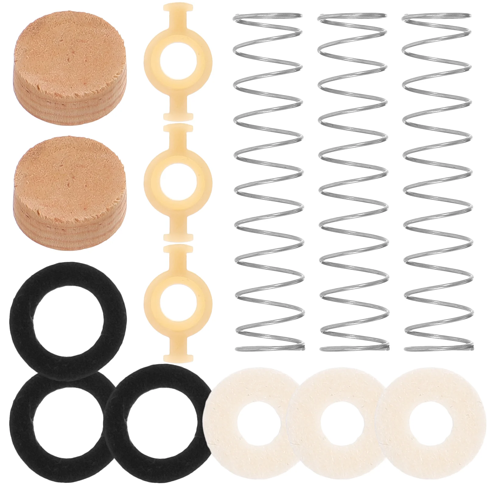 

Sprung Small Repair Tool Trumpet Valve Kit Cushion Accessories Spring 42x09cm Stopper Supply Musical Instruments Guide