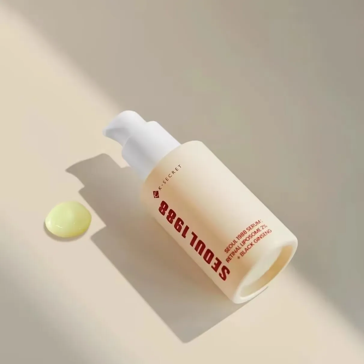 SEOUL 1988 Conjunto de brilho hidratante hidratante vitamina C cuidados com as rugas 4% retinol ginseng soro facial firme linhas finas creme para os olhos