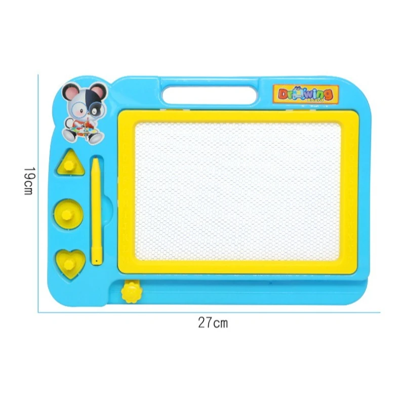 لعبة رسم مغناطيسية للأطفال، لوحة رسم قابلة لإعادة الاستخدام، لعبة جرافيتي ملونة، لعبة إبداع تعليمية للأطفال #6