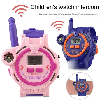Açık uzun mesafe kablosuz iletişim net ve interaktif ebeveyn için çocuk izle Walkie Talkie-çocuk oyuncakları
