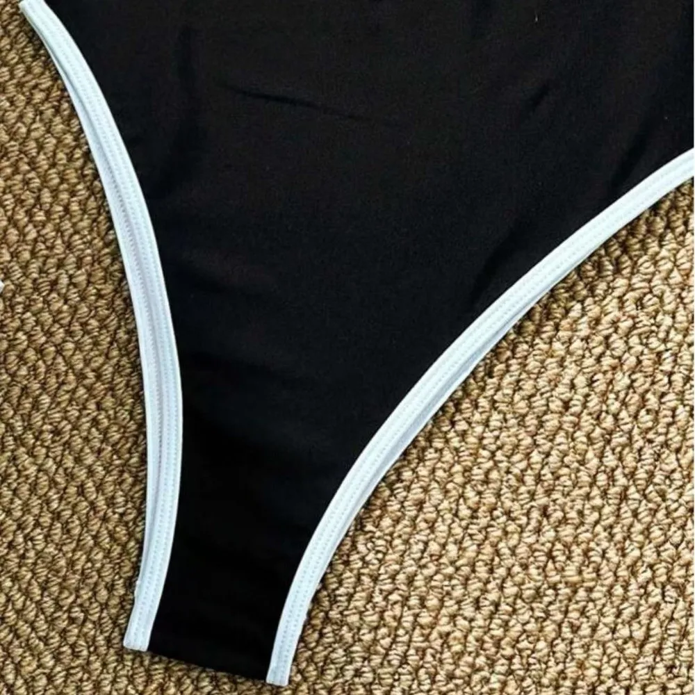 

Высококачественный комплект бикини с металлической пряжкой-звездой, пляжный костюм с высокой талией без рукавов, с подкладкой для груди, для отпуска