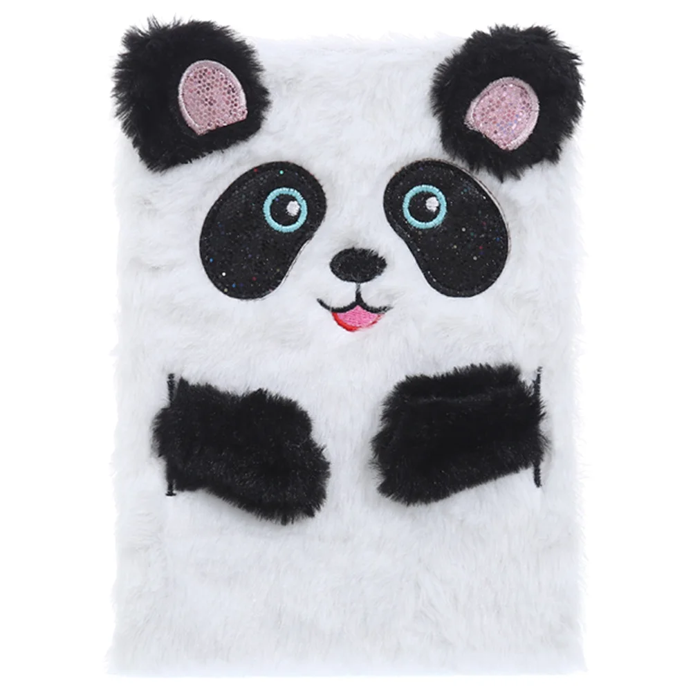 

Panda Accessories Rainbow Notebook Pencil Cases for Children Plush Pocketbook Girls Special