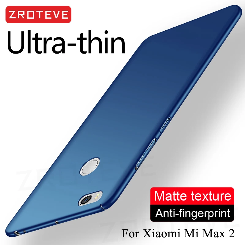 For Xiaomi Mi Max 3 Case ZROTEVE Slim Hard PC Frosted Cover For Xiaomi Mi Max3 Xiomi Max 2 3 Max2 Global Shockproof Phone Cases