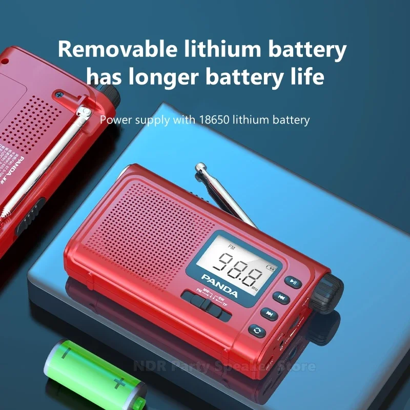 6243 Vollband-FM/MW/SW-Radio Neuer kleiner Notfall-Multifunktionslautsprecher für ältere Menschen, Halbleiter-Profi-Übertragung