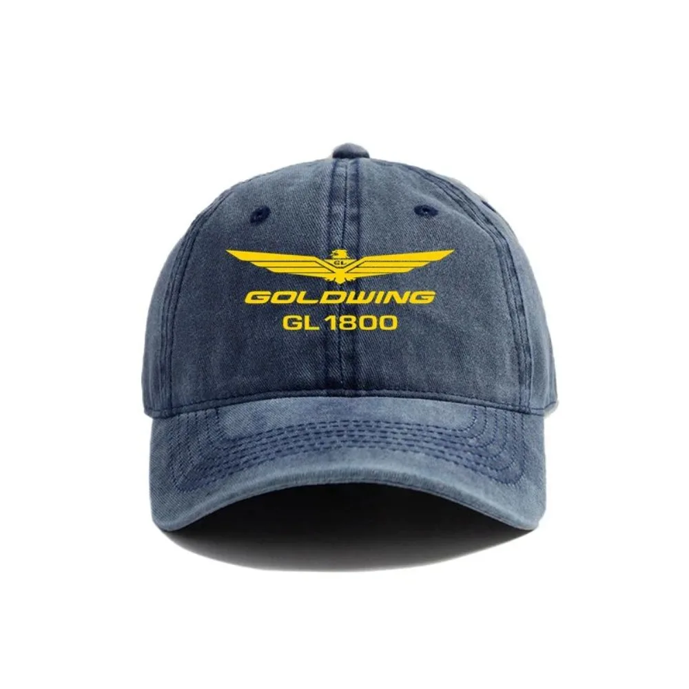 2025 Goldwing GL1800 Baseball Cap Distressed Hats Cap Men Retro Outdoor Summer Adjustable Hat Casual and Versatile